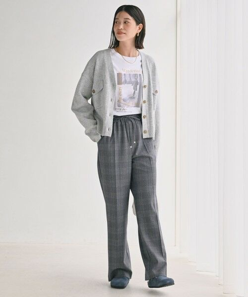 green label relaxing / グリーンレーベル リラクシング カーディガン・ボレロ | 【WEB限定】＜at ease＞ダブルポケット ニット カーディガン | 詳細5