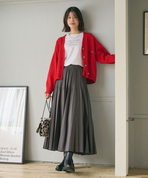 green label relaxing / グリーンレーベル リラクシング カーディガン・ボレロ | 【WEB限定】＜at ease＞ダブルポケット ニット カーディガン | 詳細13