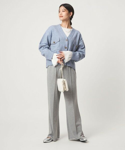 green label relaxing / グリーンレーベル リラクシング カーディガン・ボレロ | 【WEB限定】＜at ease＞ダブルポケット ニット カーディガン | 詳細18