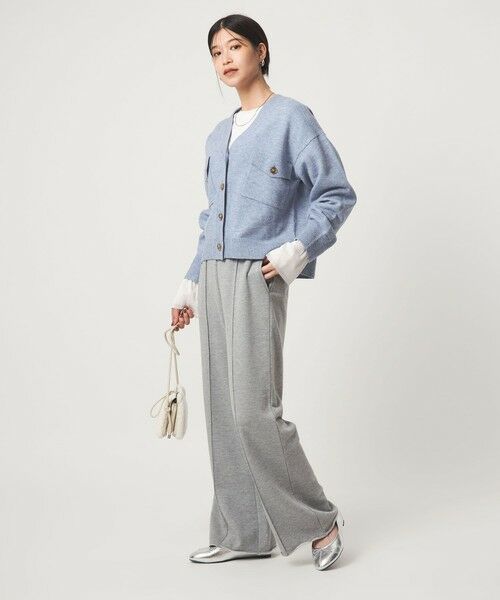 green label relaxing / グリーンレーベル リラクシング カーディガン・ボレロ | 【WEB限定】＜at ease＞ダブルポケット ニット カーディガン | 詳細19