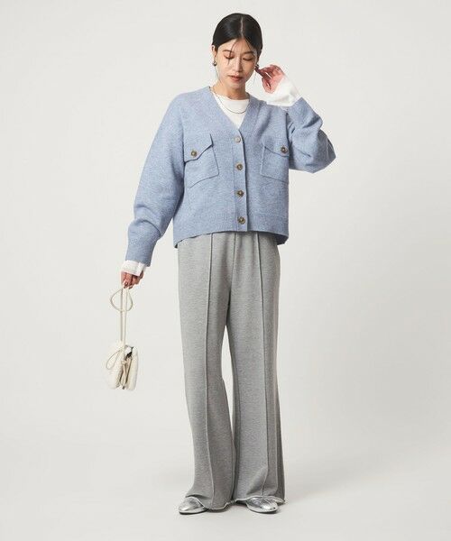 green label relaxing / グリーンレーベル リラクシング カーディガン・ボレロ | 【WEB限定】＜at ease＞ダブルポケット ニット カーディガン | 詳細20