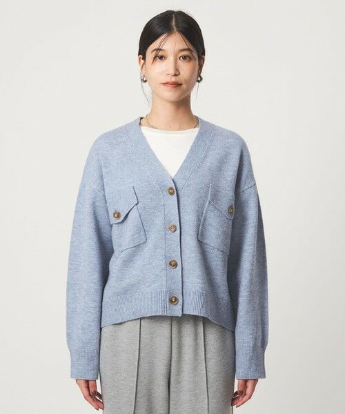 green label relaxing / グリーンレーベル リラクシング カーディガン・ボレロ | 【WEB限定】＜at ease＞ダブルポケット ニット カーディガン | 詳細21