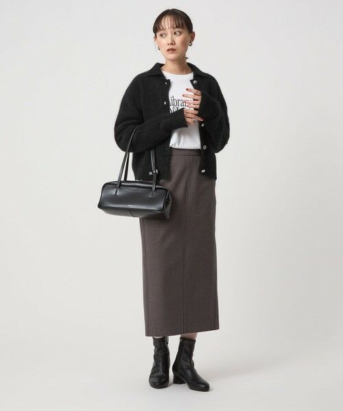 green label relaxing / グリーンレーベル リラクシング カーディガン・ボレロ | ヘアリー ニット ポロカーデイガン | 詳細10