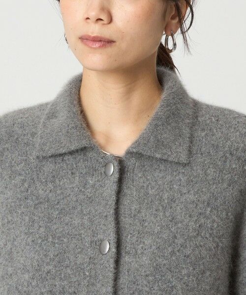 green label relaxing / グリーンレーベル リラクシング カーディガン・ボレロ | ヘアリー ニット ポロカーデイガン | 詳細19