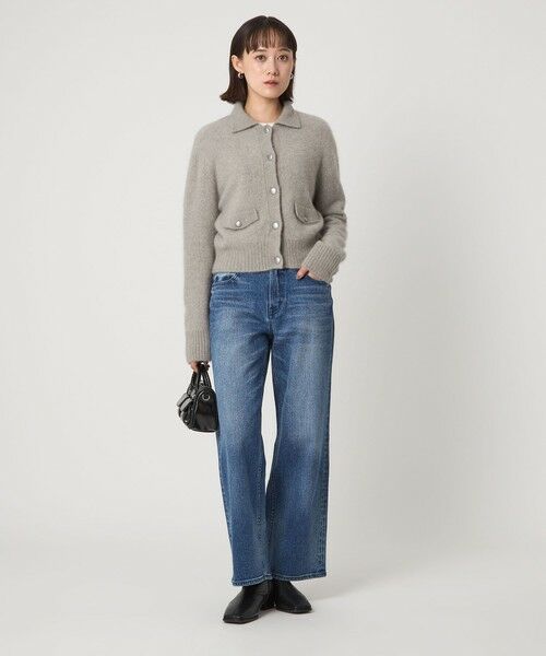 green label relaxing / グリーンレーベル リラクシング カーディガン・ボレロ | ヘアリー ニット ポロカーデイガン | 詳細26