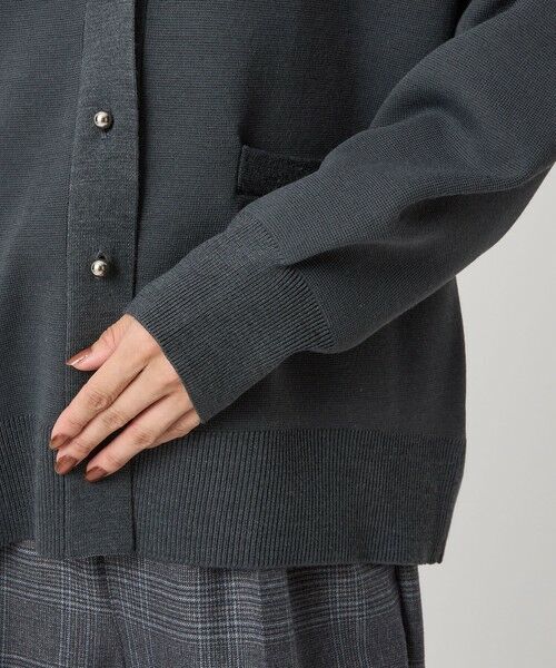 green label relaxing / グリーンレーベル リラクシング カーディガン・ボレロ | W/AC パフニット カーディガン ウォッシャブル | 詳細12