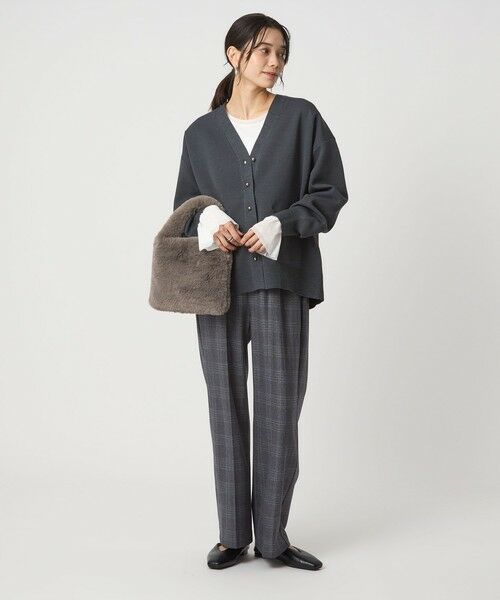 green label relaxing / グリーンレーベル リラクシング カーディガン・ボレロ | W/AC パフニット カーディガン ウォッシャブル | 詳細6