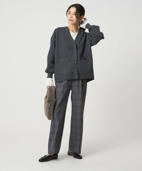 green label relaxing / グリーンレーベル リラクシング カーディガン・ボレロ | W/AC パフニット カーディガン ウォッシャブル | 詳細7