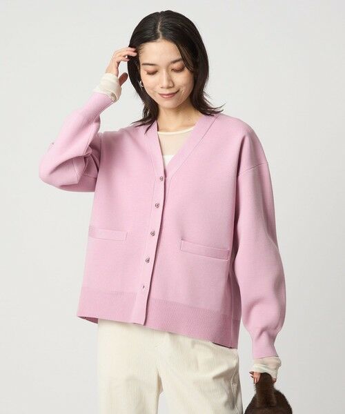 green label relaxing / グリーンレーベル リラクシング カーディガン・ボレロ | W/AC パフニット カーディガン ウォッシャブル | 詳細18