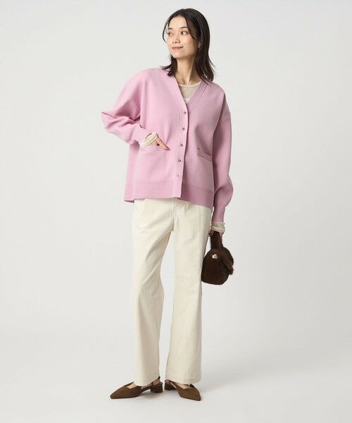 green label relaxing / グリーンレーベル リラクシング カーディガン・ボレロ | W/AC パフニット カーディガン ウォッシャブル | 詳細19