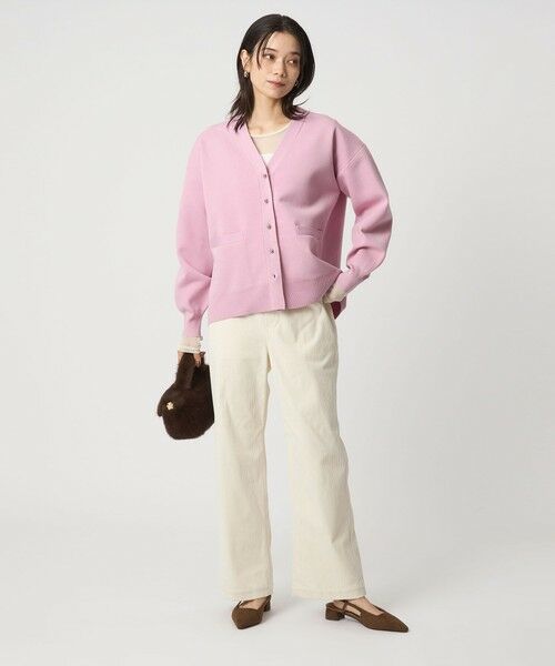 green label relaxing / グリーンレーベル リラクシング カーディガン・ボレロ | W/AC パフニット カーディガン ウォッシャブル | 詳細20