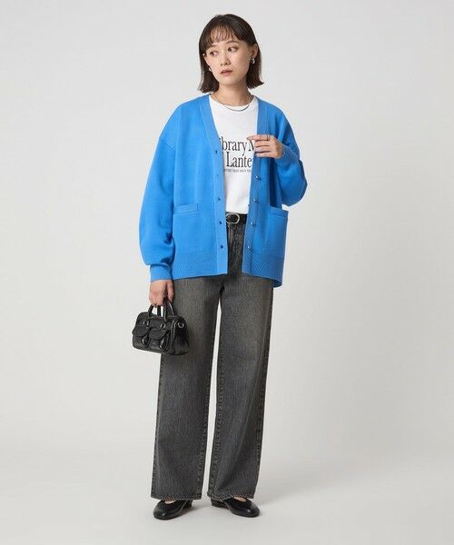 green label relaxing / グリーンレーベル リラクシング カーディガン・ボレロ | W/AC パフニット カーディガン ウォッシャブル | 詳細24