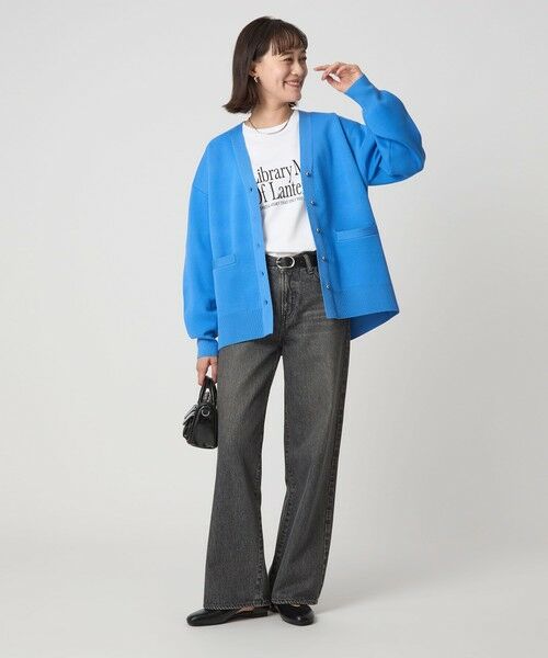 green label relaxing / グリーンレーベル リラクシング カーディガン・ボレロ | W/AC パフニット カーディガン ウォッシャブル | 詳細25