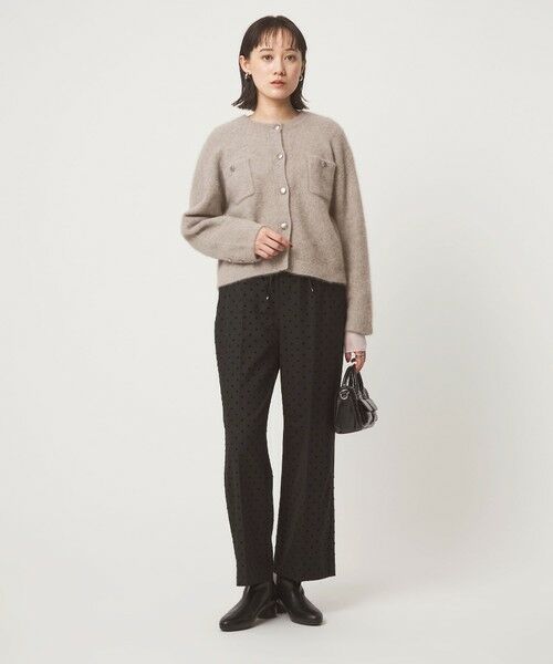 green label relaxing / グリーンレーベル リラクシング カーディガン・ボレロ | ヘアリー ニット ジャケットライク カーデイガン | 詳細14