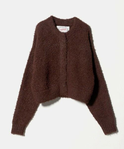 green label relaxing/グリーンレーベル リラクシング 【別注】<LOGAN knitting mills>COSY カーディガン MD. BROWN FREE green label relaxing/グリーンレーベル リラクシング 【別注】<LOGAN knitting mills>COSY カーディガン MD. BROWN FREE