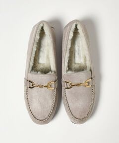 green label relaxing / グリーンレーベル リラクシング フラットシューズ | ウォームビット モカシン シューズ 撥水