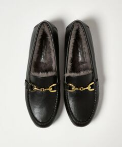 green label relaxing / グリーンレーベル リラクシング フラットシューズ | ウォームビット モカシン シューズ 撥水