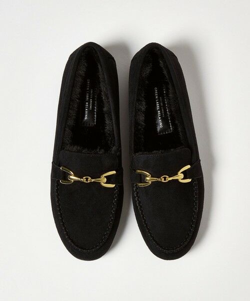 green label relaxing / グリーンレーベル リラクシング フラットシューズ | ウォームビット モカシン シューズ 撥水 | 詳細4