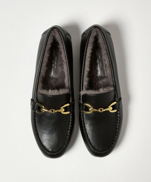 green label relaxing/グリーンレーベル リラクシング ウォームビット モカシン シューズ 撥水 その他1 23cm