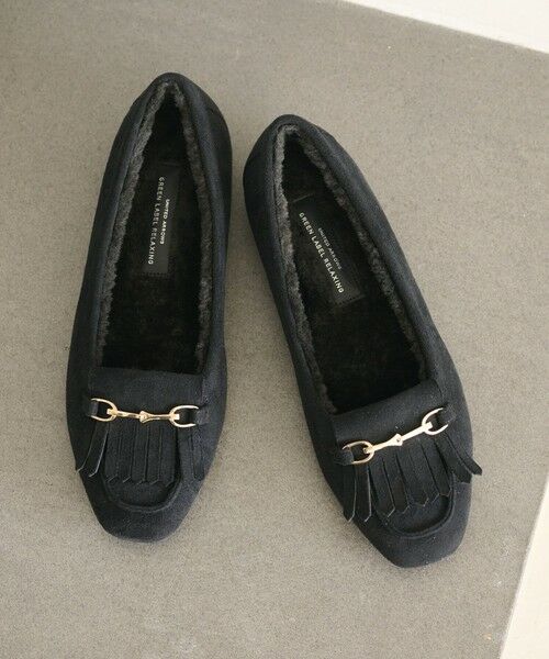 green label relaxing / グリーンレーベル リラクシング フラットシューズ | 【WEB限定】ウォーム キルトビット フラットシューズ 撥水 | 詳細1