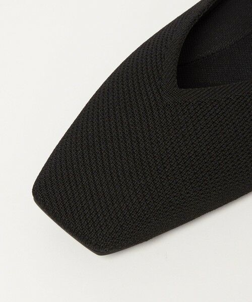 green label relaxing / グリーンレーベル リラクシング フラットシューズ | ウェルネス ニット スクエアVカット シューズ 撥水 ウォッシャブル | 詳細18