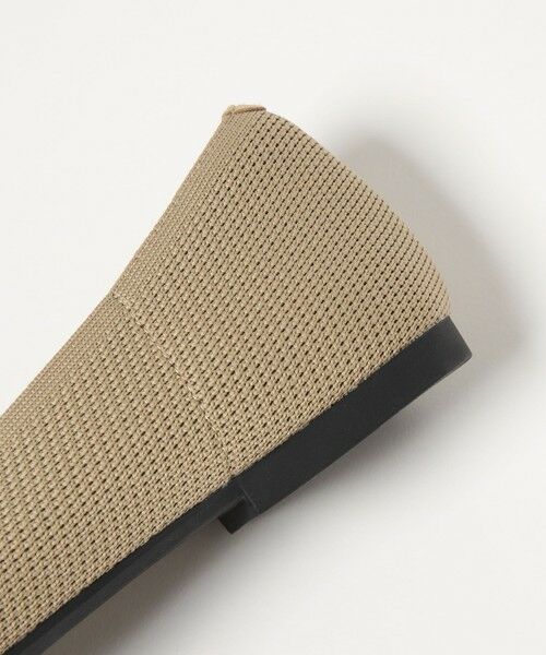 green label relaxing / グリーンレーベル リラクシング フラットシューズ | ウェルネス ニット スクエアVカット シューズ 撥水 ウォッシャブル | 詳細28