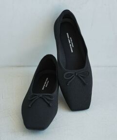 green label relaxing / グリーンレーベル リラクシング フラットシューズ | ウェルネス スクエア バレエシューズ / フラットシューズ 撥水 ウォッシャブル