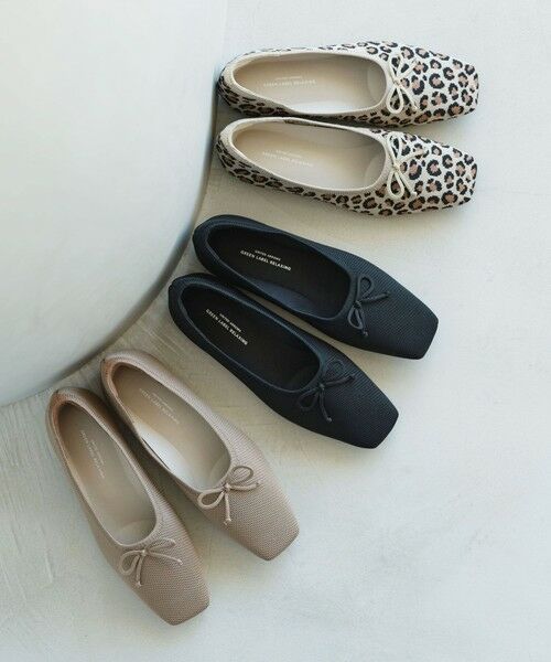 green label relaxing / グリーンレーベル リラクシング フラットシューズ | ウェルネス スクエア バレエシューズ / フラットシューズ 撥水 ウォッシャブル | 詳細2