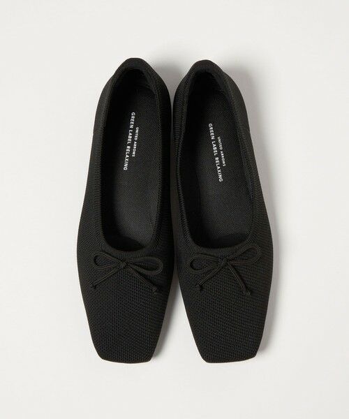 green label relaxing / グリーンレーベル リラクシング フラットシューズ | ウェルネス スクエア バレエシューズ / フラットシューズ 撥水 ウォッシャブル | 詳細4