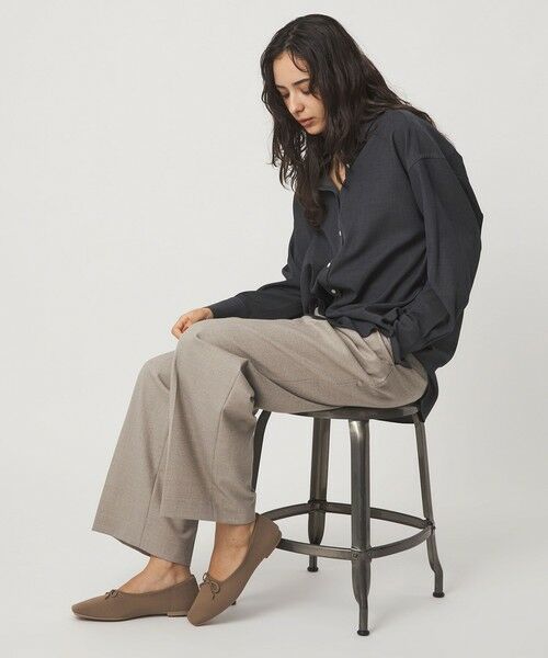 green label relaxing / グリーンレーベル リラクシング フラットシューズ | ウェルネス スクエア バレエシューズ / フラットシューズ 撥水 ウォッシャブル | 詳細10