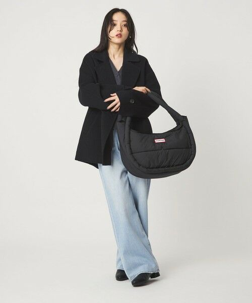 green label relaxing / グリーンレーベル リラクシング ショルダーバッグ | ＜HUNTER＞フレイムド パファー ホーボー バッグ （ラージ） | 詳細11