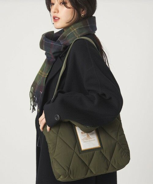 green label relaxing / グリーンレーベル リラクシング ショルダーバッグ | ＜Barbour＞キルティング トートバッグ（ミニ） | 詳細9
