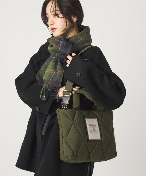 green label relaxing / グリーンレーベル リラクシング ショルダーバッグ | ＜Barbour＞キルティング トートバッグ（ミニ） | 詳細10