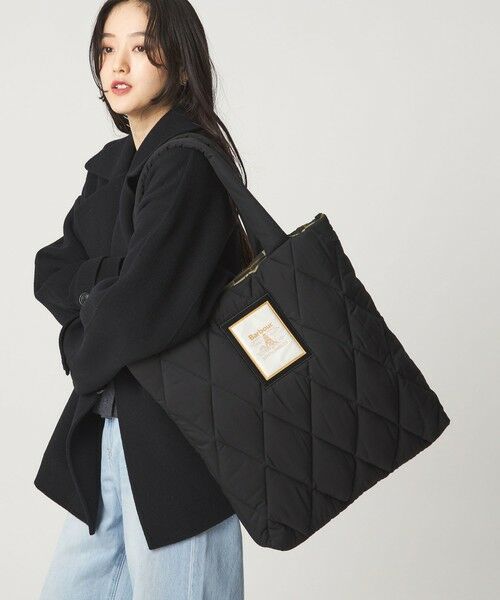 green label relaxing / グリーンレーベル リラクシング ショルダーバッグ | ＜Barbour＞キルティングトートバッグ | 詳細1