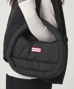 green label relaxing / グリーンレーベル リラクシング ショルダーバッグ | ＜HUNTER＞フレイムド パファー ホーボー バッグ （ミディ）