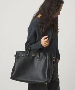 美品　グリーンレーベルリラクシング　トートバッグ　大容量　A4 ブラック　レザー green label relaxing（グリーンレーベルリラクシング）の