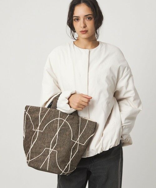 green label relaxing/グリーンレーベル リラクシング <SOFI >エンブロイダリー トートバッグ BEIGE FREE green label relaxing/グリーンレーベル リラクシング <SOFI >エンブロイダリー トートバッグ BEIGE FREE