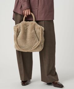 green label relaxing / グリーンレーベル リラクシング ショルダーバッグ | フェイクファー2WAY トートバッグ / ショルダーバッグ