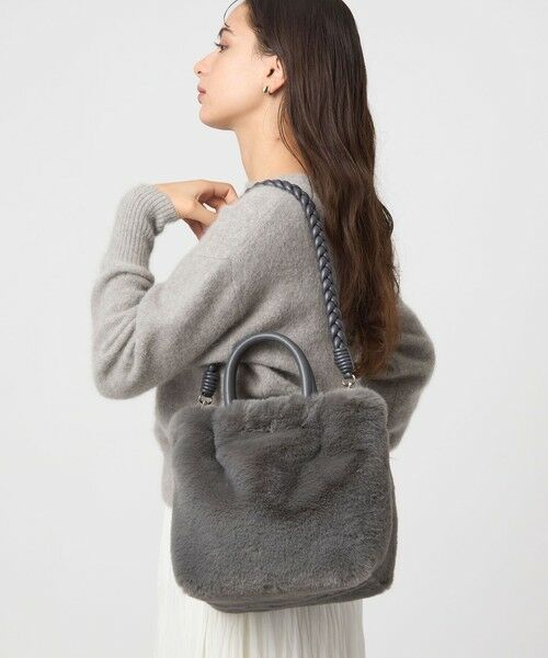 green label relaxing / グリーンレーベル リラクシング ショルダーバッグ | フェイクファー2WAY トートバッグ / ショルダーバッグ | 詳細2