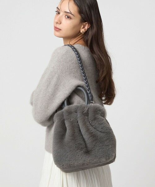 green label relaxing / グリーンレーベル リラクシング ショルダーバッグ | フェイクファー2WAY トートバッグ / ショルダーバッグ | 詳細3