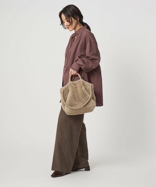 green label relaxing / グリーンレーベル リラクシング ショルダーバッグ | フェイクファー2WAY トートバッグ / ショルダーバッグ | 詳細8
