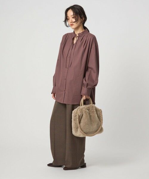 green label relaxing / グリーンレーベル リラクシング ショルダーバッグ | フェイクファー2WAY トートバッグ / ショルダーバッグ | 詳細9