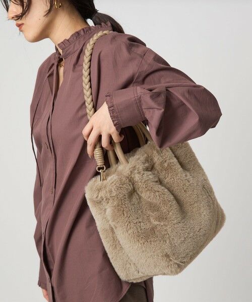 green label relaxing / グリーンレーベル リラクシング ショルダーバッグ | フェイクファー2WAY トートバッグ / ショルダーバッグ | 詳細11
