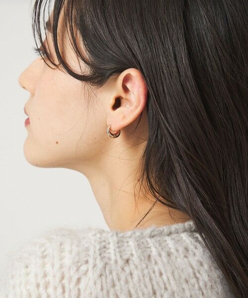 green label relaxing / グリーンレーベル リラクシング ピアス・イヤリング | 【WEB限定】プチ クリップフープ ピアス | 詳細2