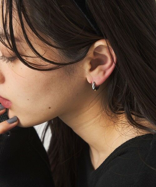 green label relaxing / グリーンレーベル リラクシング ピアス・イヤリング | 【WEB限定】プチ クリップフープ ピアス | 詳細11