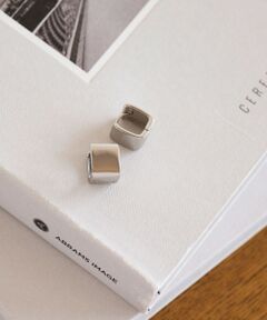 green label relaxing / グリーンレーベル リラクシング ピアス・イヤリング | 【WEB限定】スクエアクリップ フープピアス