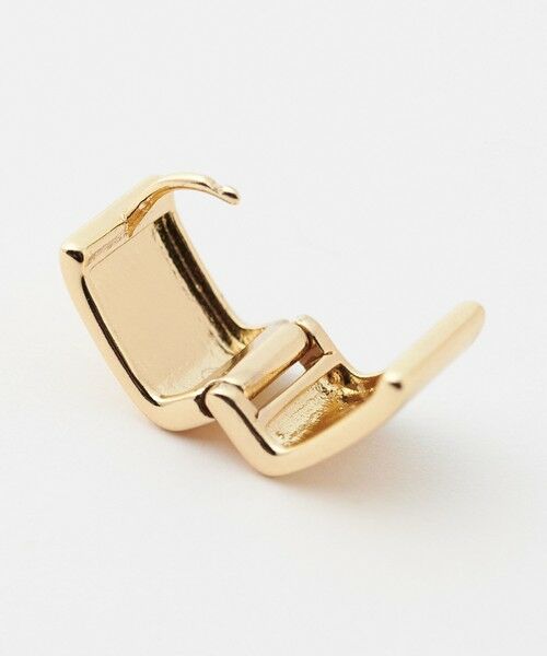 green label relaxing / グリーンレーベル リラクシング ピアス・イヤリング | 【WEB限定】スクエアクリップ フープピアス | 詳細9