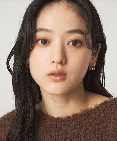 green label relaxing / グリーンレーベル リラクシング ピアス・イヤリング | 【WEB限定】スクエアクリップ フープピアス | 詳細2