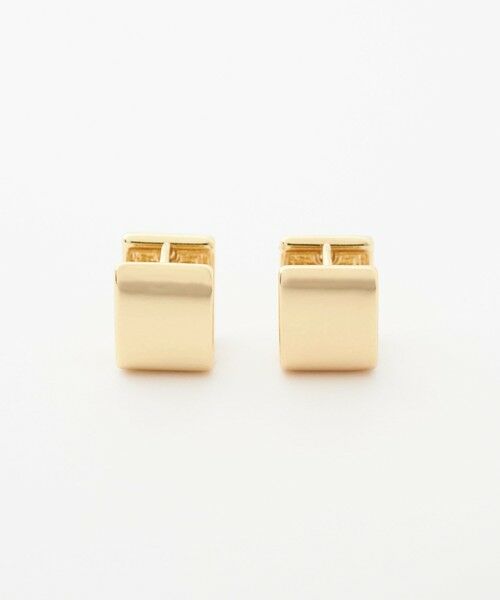 green label relaxing / グリーンレーベル リラクシング ピアス・イヤリング | 【WEB限定】スクエアクリップ フープピアス | 詳細4