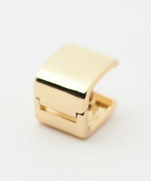 green label relaxing / グリーンレーベル リラクシング ピアス・イヤリング | 【WEB限定】スクエアクリップ フープピアス | 詳細5